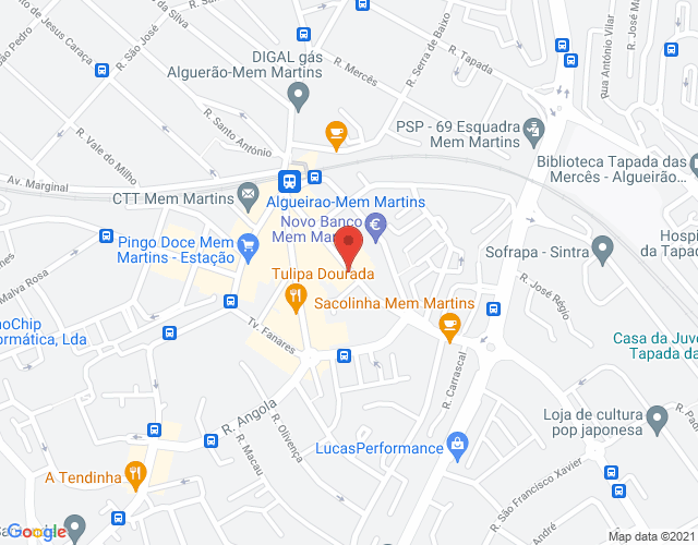 Mapa de localização