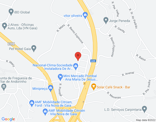 Mapa de localização