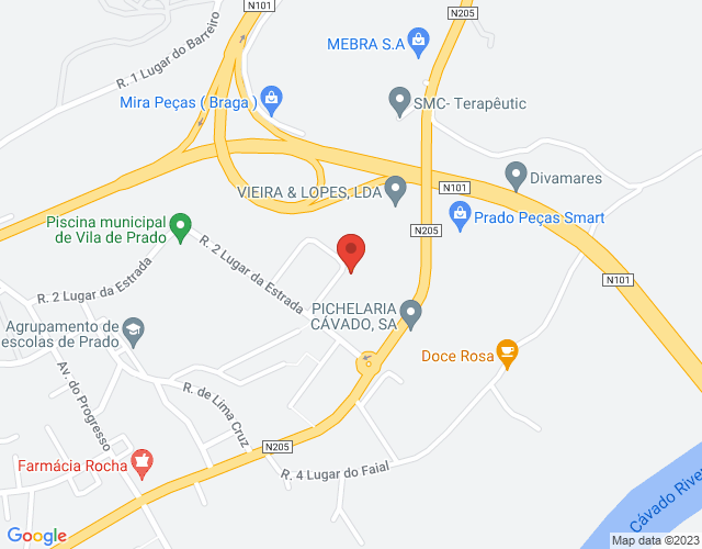 Mapa de localização