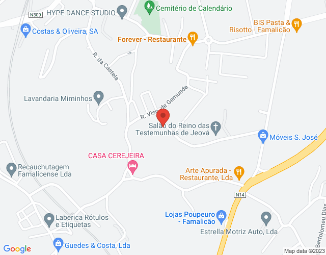 Mapa de localização