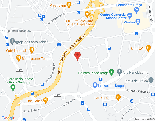 Mapa de localização