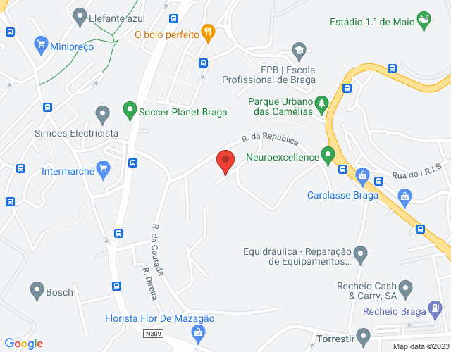 Mapa de localização