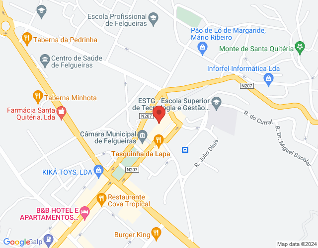 Mapa de localização