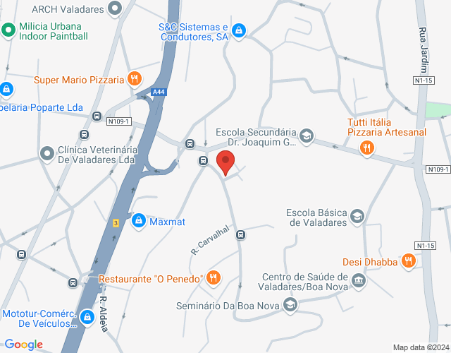 Mapa de localização