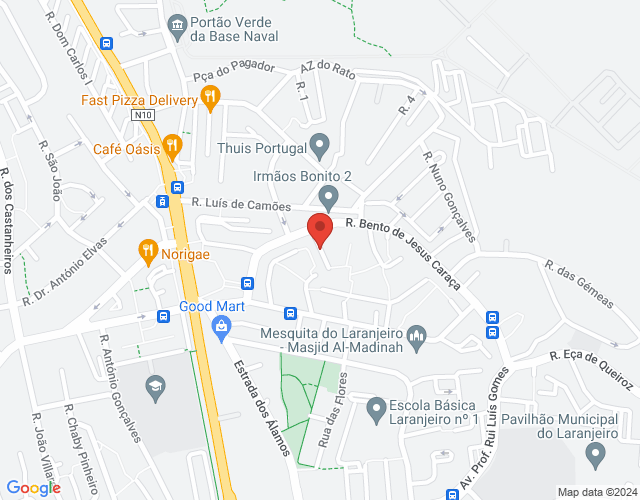 Mapa de localização