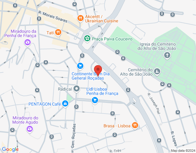 Mapa de localização