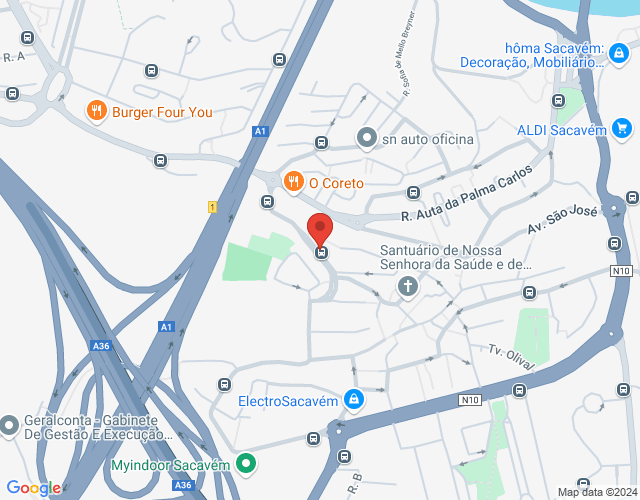Mapa de localização