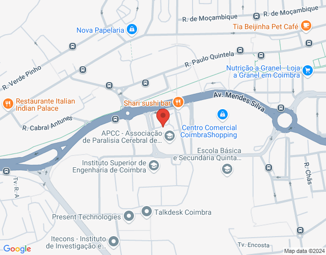 Mapa de localização
