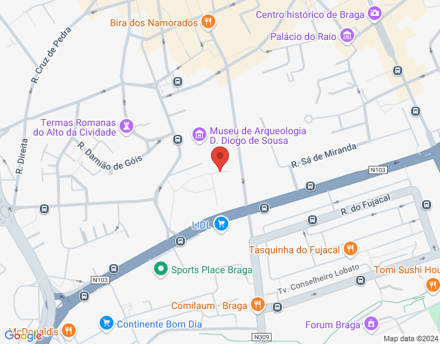 Mapa de localização