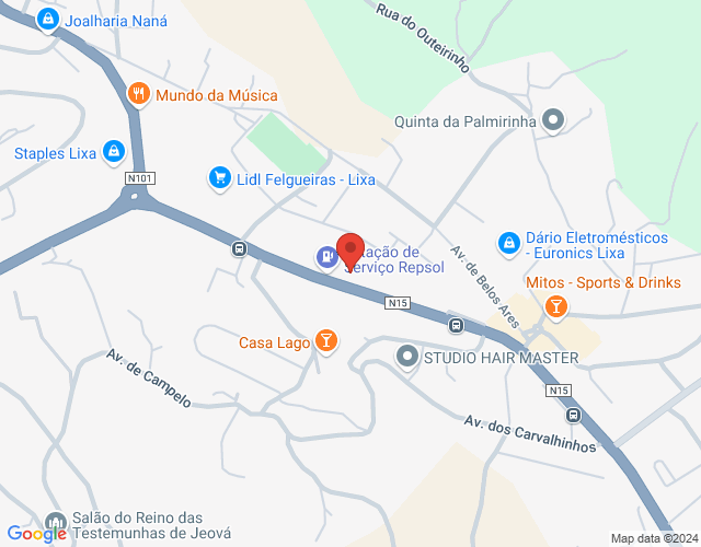 Mapa de localização