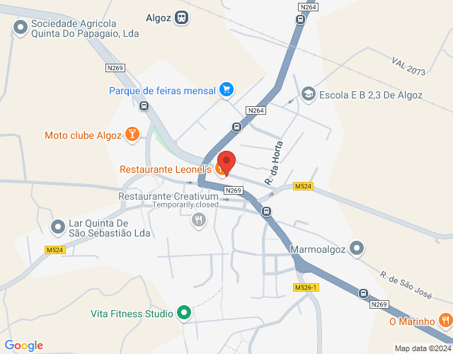 Mapa de localização