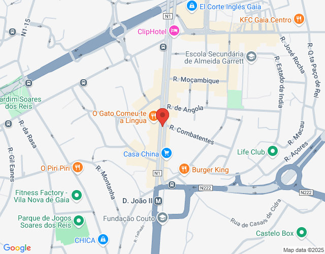 Mapa de localização