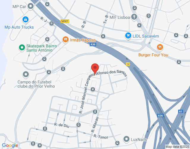 Mapa de localização