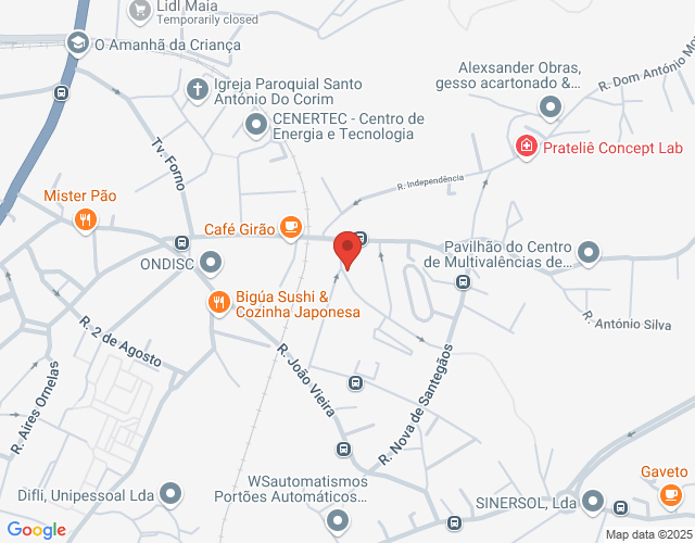 Mapa de localização