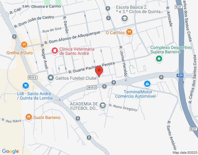 Mapa de localização
