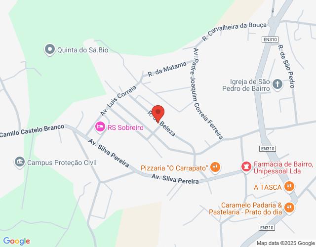 Mapa de localização