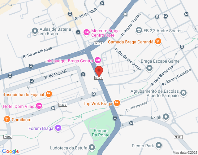 Mapa de localização