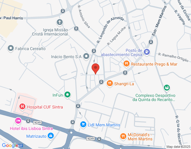 Mapa de localização