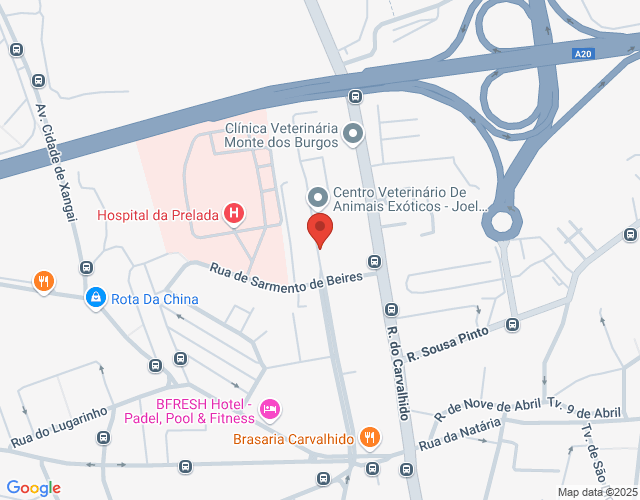 Mapa de localização