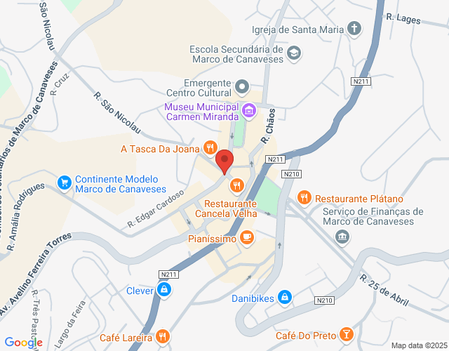 Mapa de localização