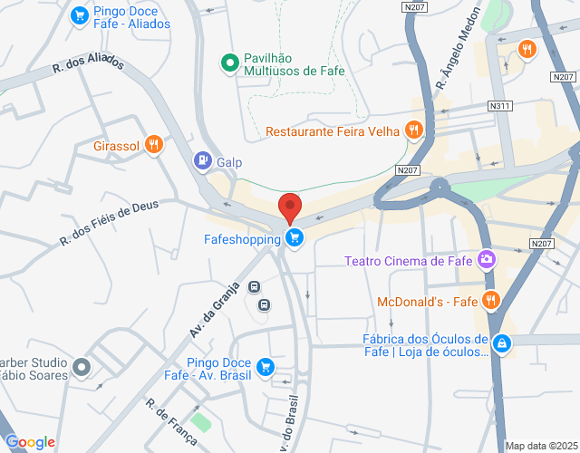 Mapa de localização