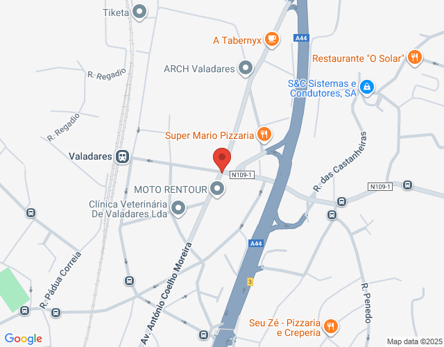 Mapa de localização