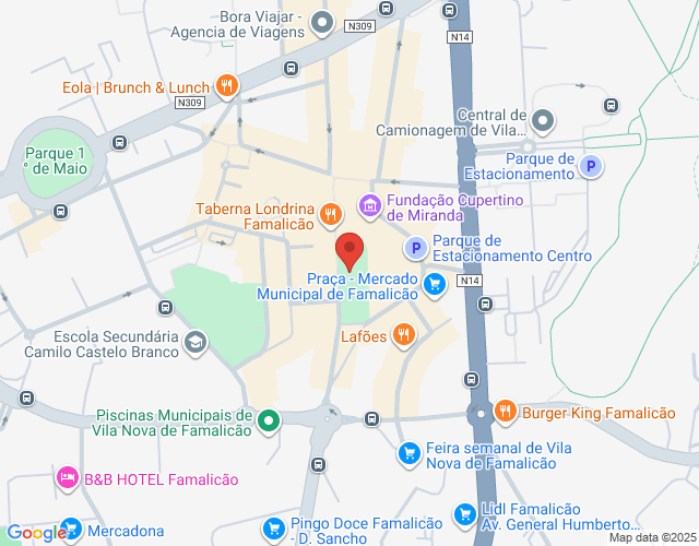 Mapa de localização