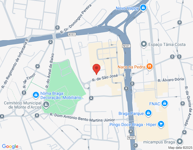 Mapa de localização