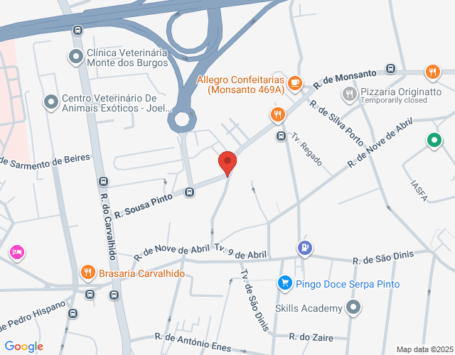 Mapa de localização