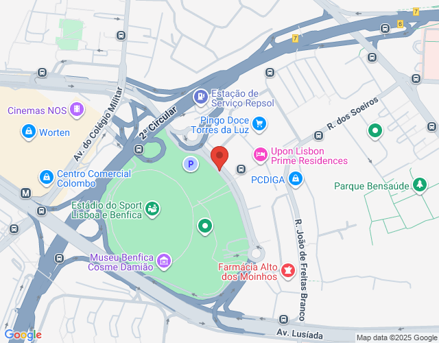 Mapa de localização