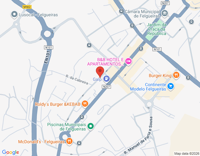 Mapa de localização