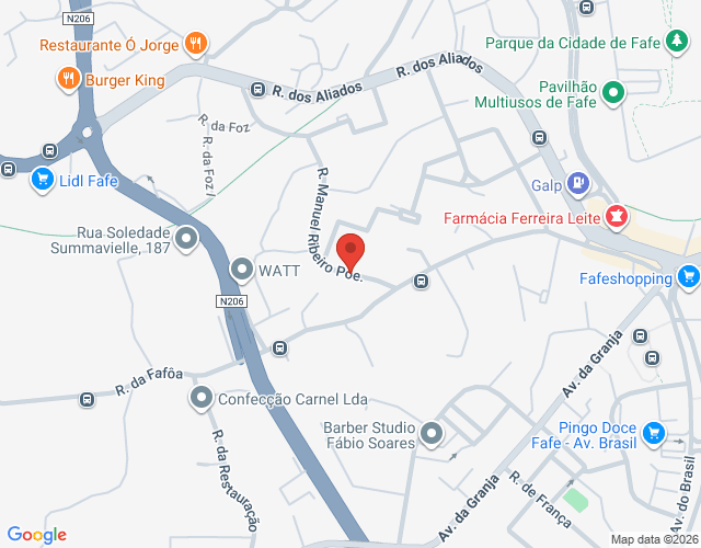 Mapa de localização