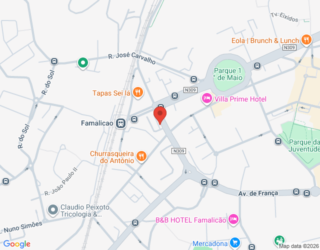 Mapa de localização