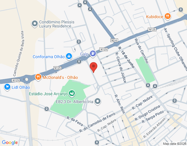 Mapa de localização