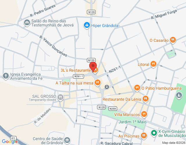 Localization map