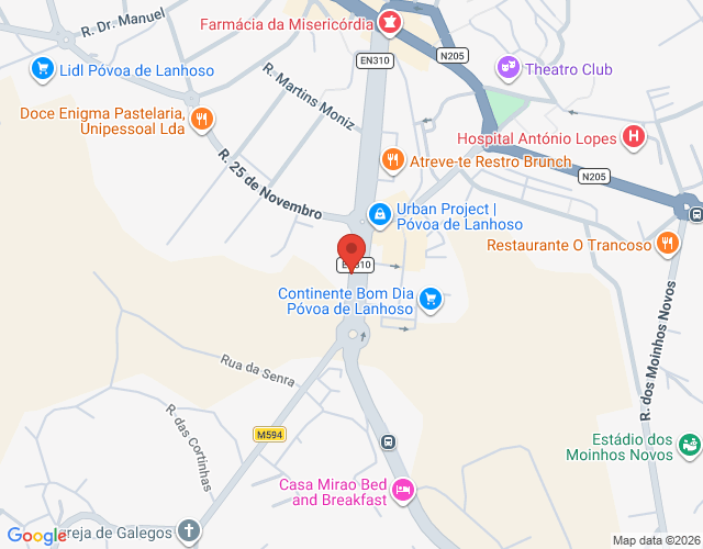 Mapa de localização