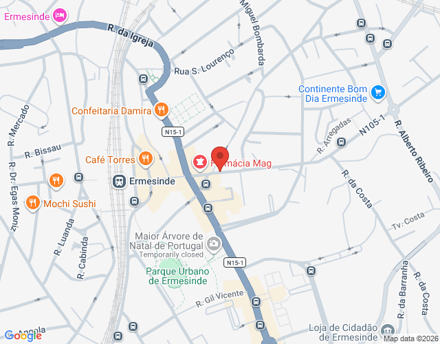 Mapa de localização