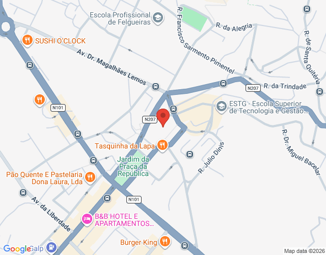 Mapa de localização