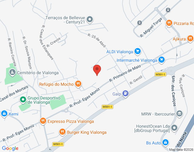 Mapa de localização