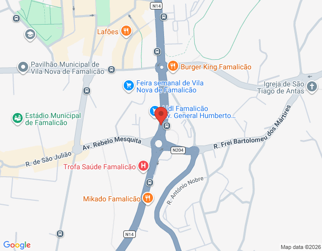 Mapa de localização