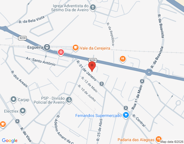 Mapa de localização
