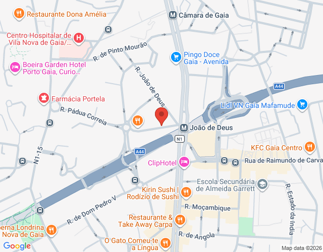 Mapa de localização
