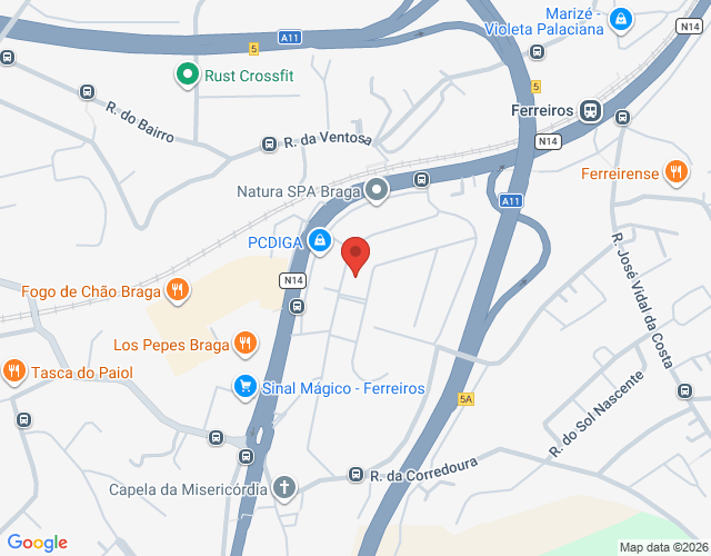 Mapa de localização