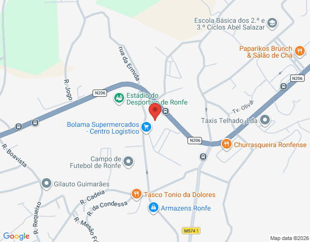 Mapa de localização