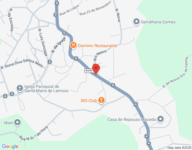 Mapa de localização