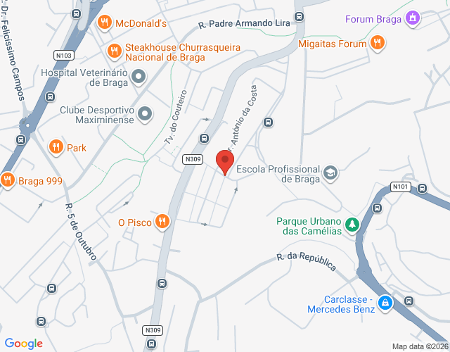 Mapa de localização