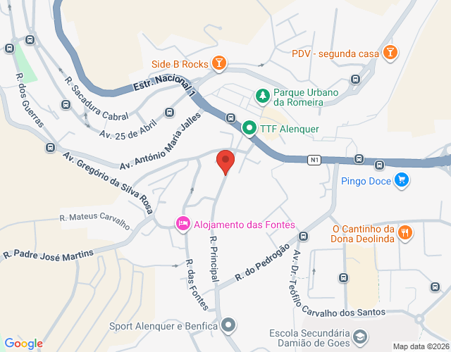 Mapa de localização