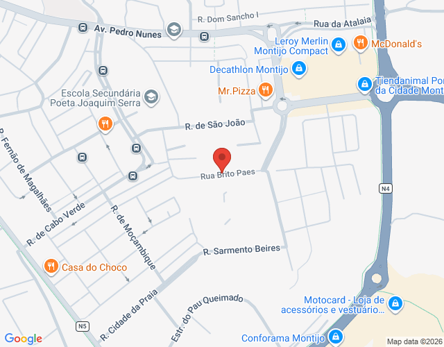 Mapa de localização