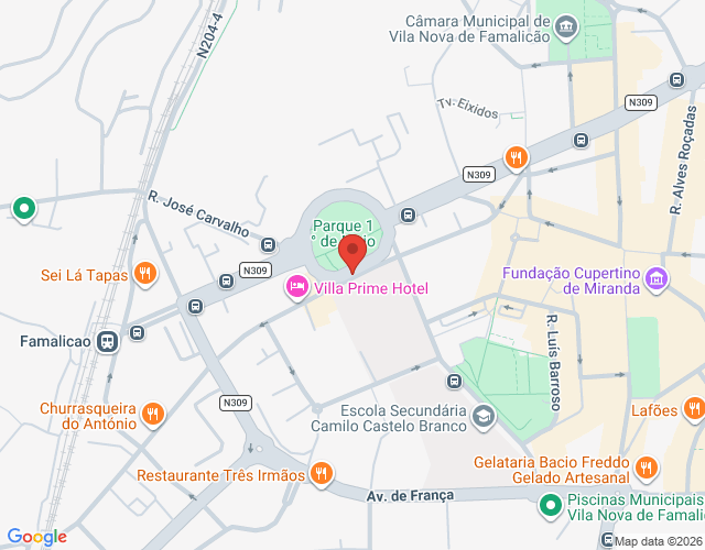 Mapa de localização